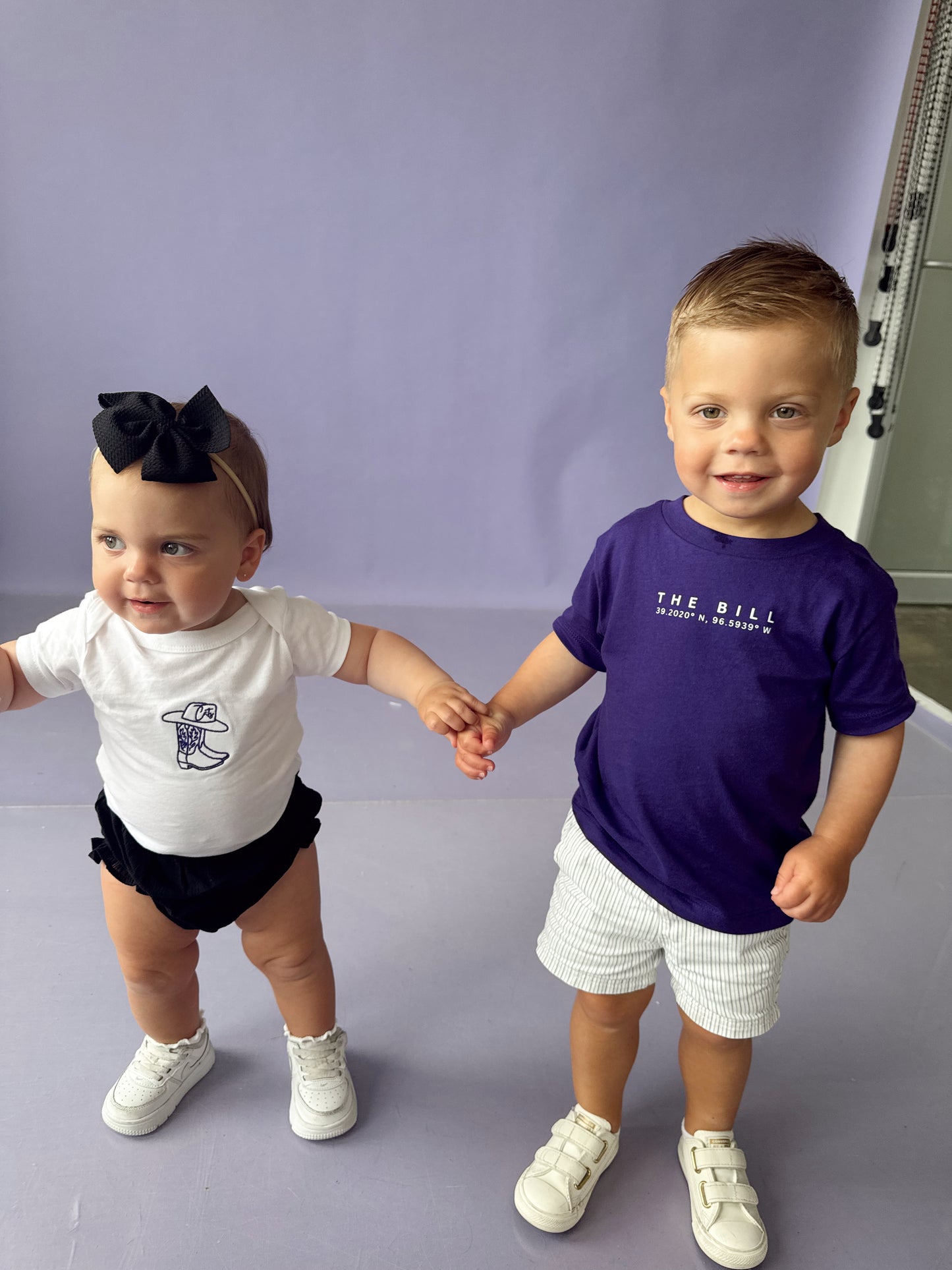 (PREORDER) COWGIRL CATS EMBROIDERED—INFANT ONESIE + TODDLER/YOUTH TEE