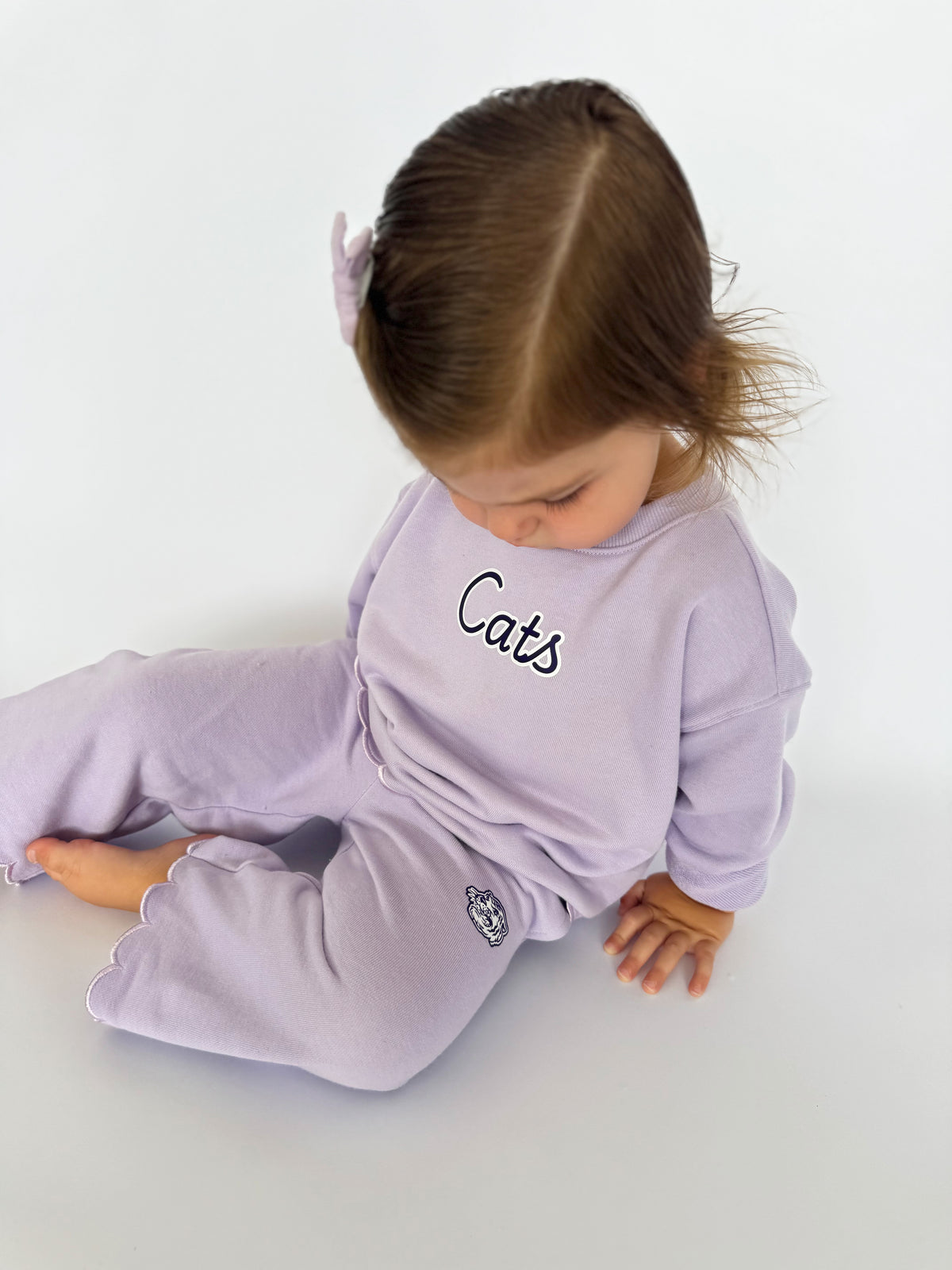 LAVENDER CATS SET- TODDLER