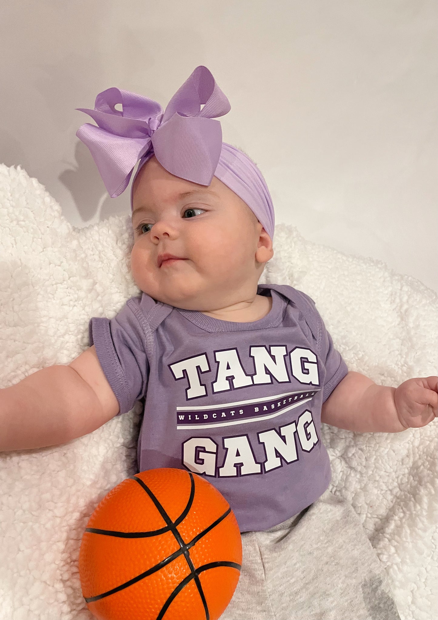 TANG GANG LAVENDER ONESIE/TEE