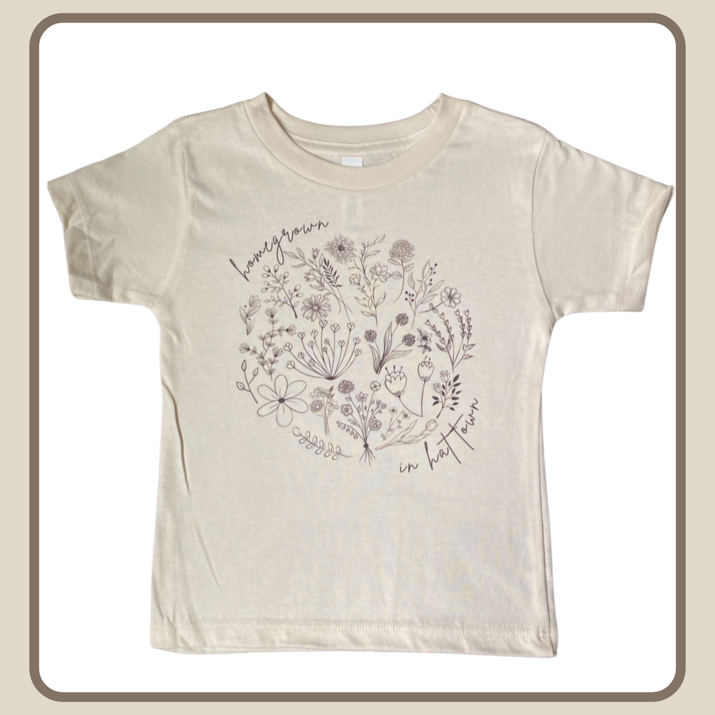 HOMEGROWN IN HAT TOWN ONESIE/TEE