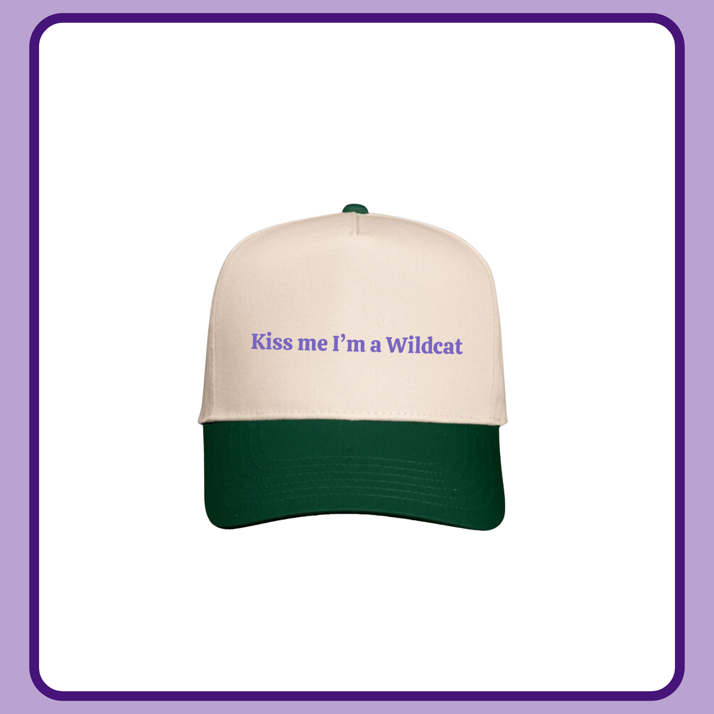 KISS ME I’M A WILDCAT— ADULT TRUCKER HAT