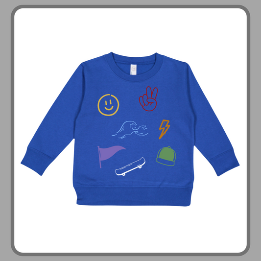 BOYS ICONS CREWNECK