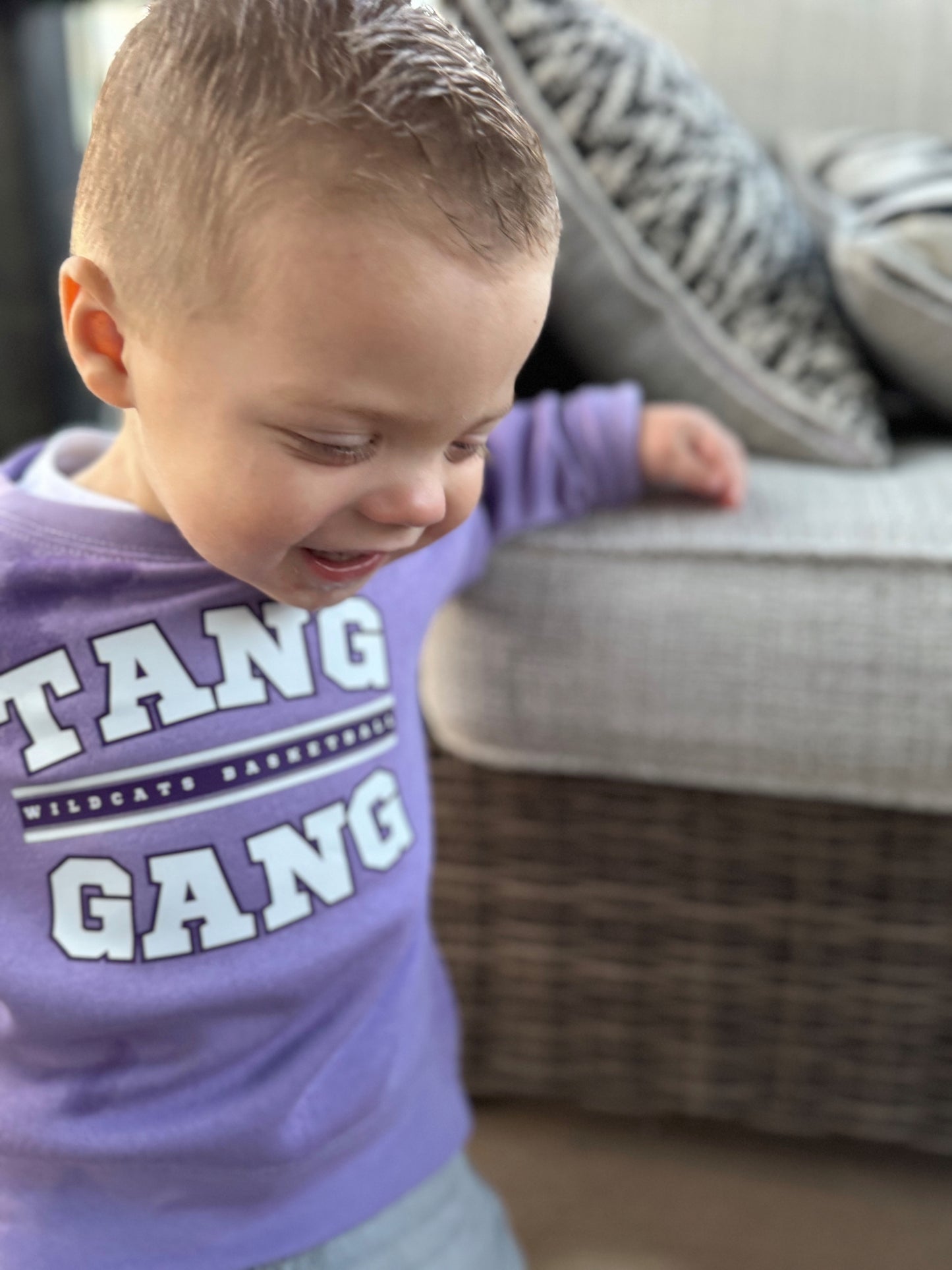 TANG GANG LAVENDER CREWNECK
