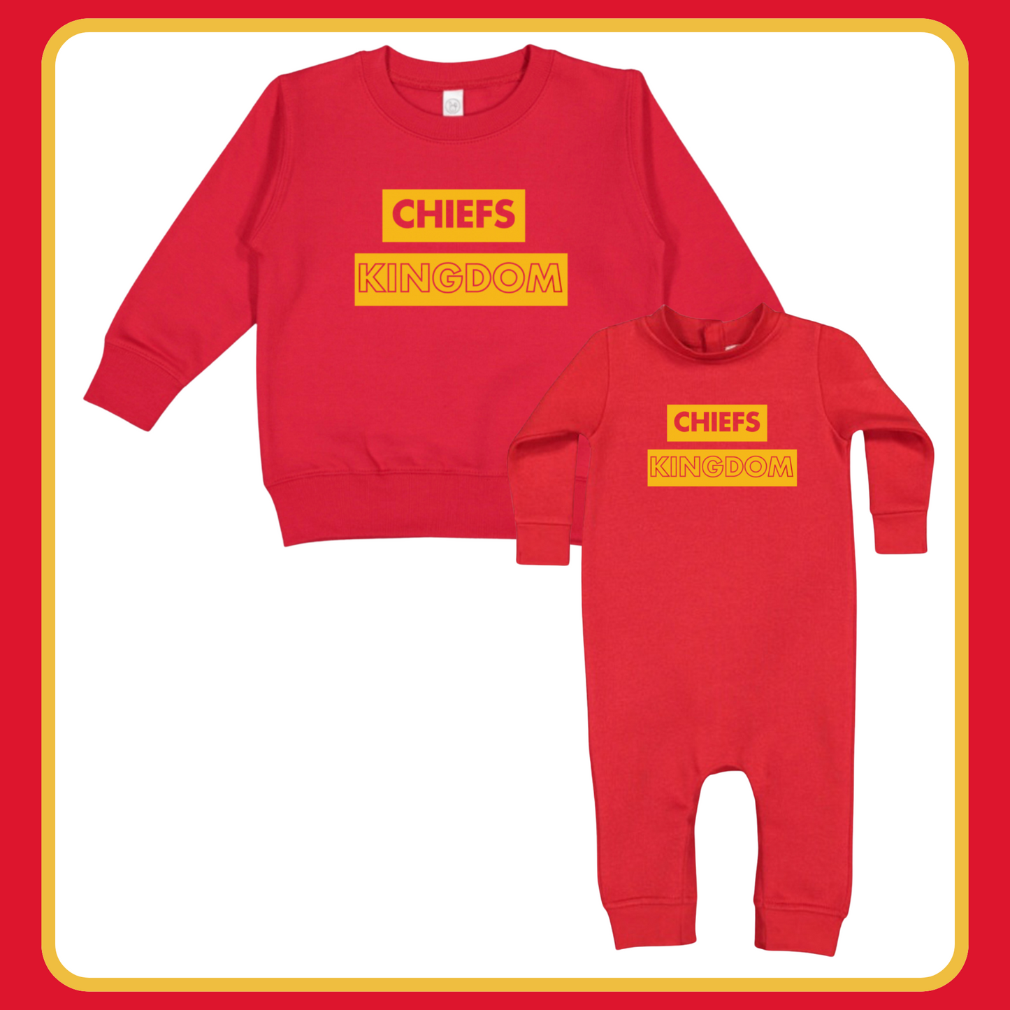 CLASSIC CHIEFS KINGDOM JUMPSUIT/CREWNECK