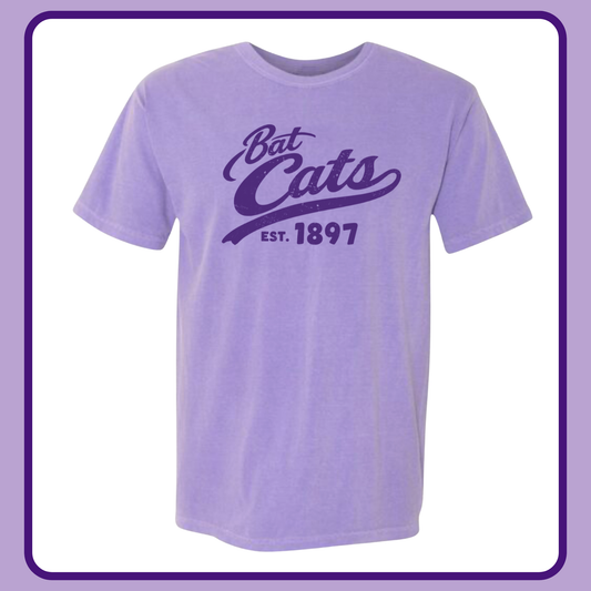 LAVENDER BAT CATS- ADULT TEE