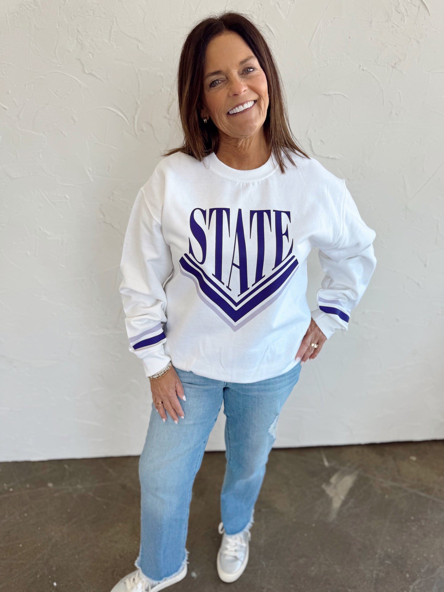 RETRO STATE- ADULT CREWNECK