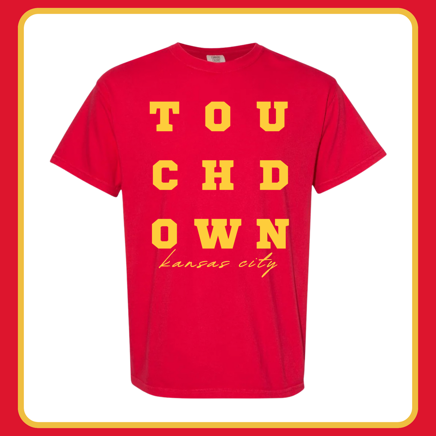 TOUCHDOWN KANSAS CITY— ADULT TEE