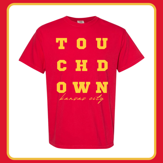 TOUCHDOWN KANSAS CITY— ADULT TEE