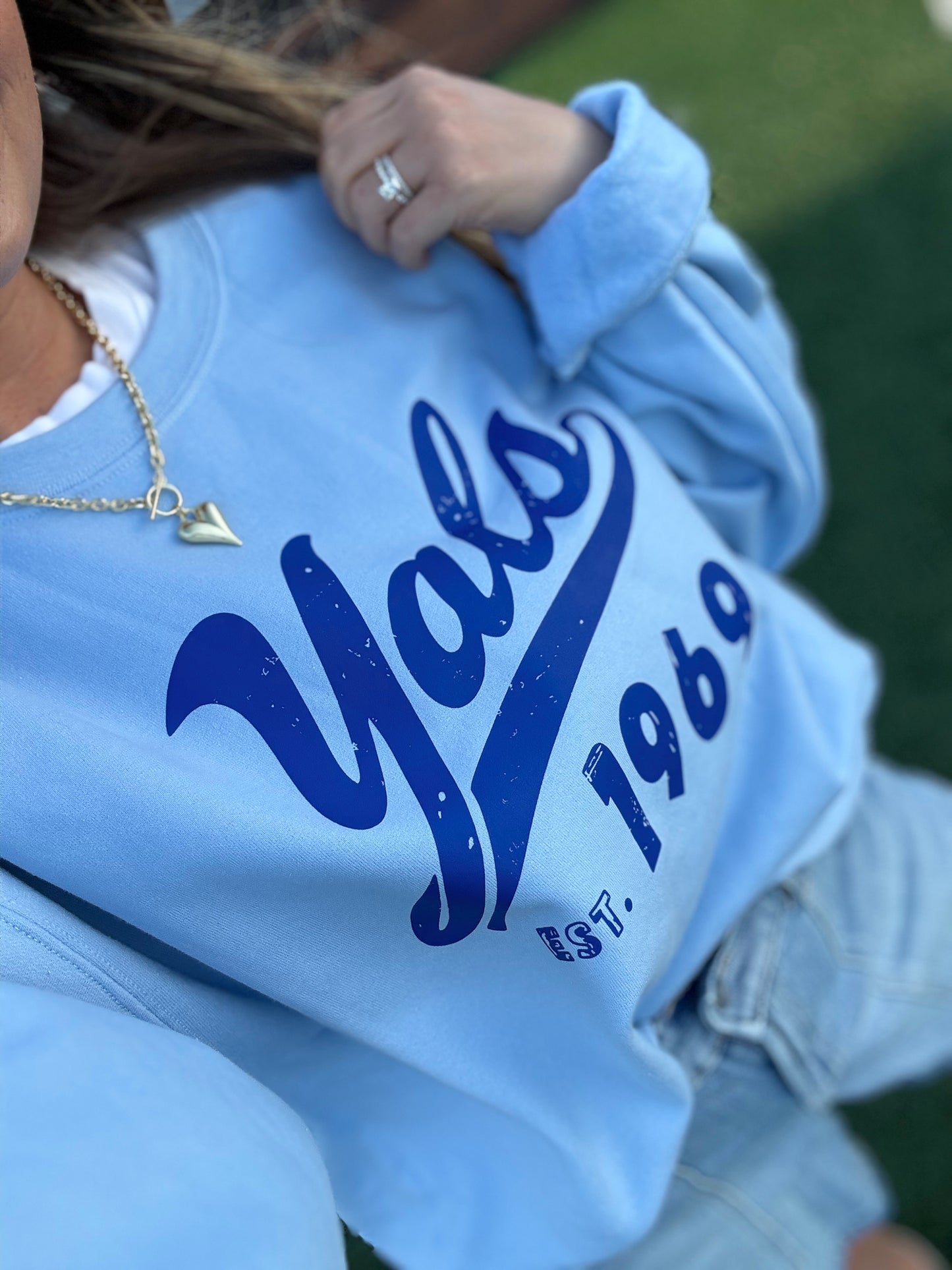 BLUE YALS - ADULT CREWNECK