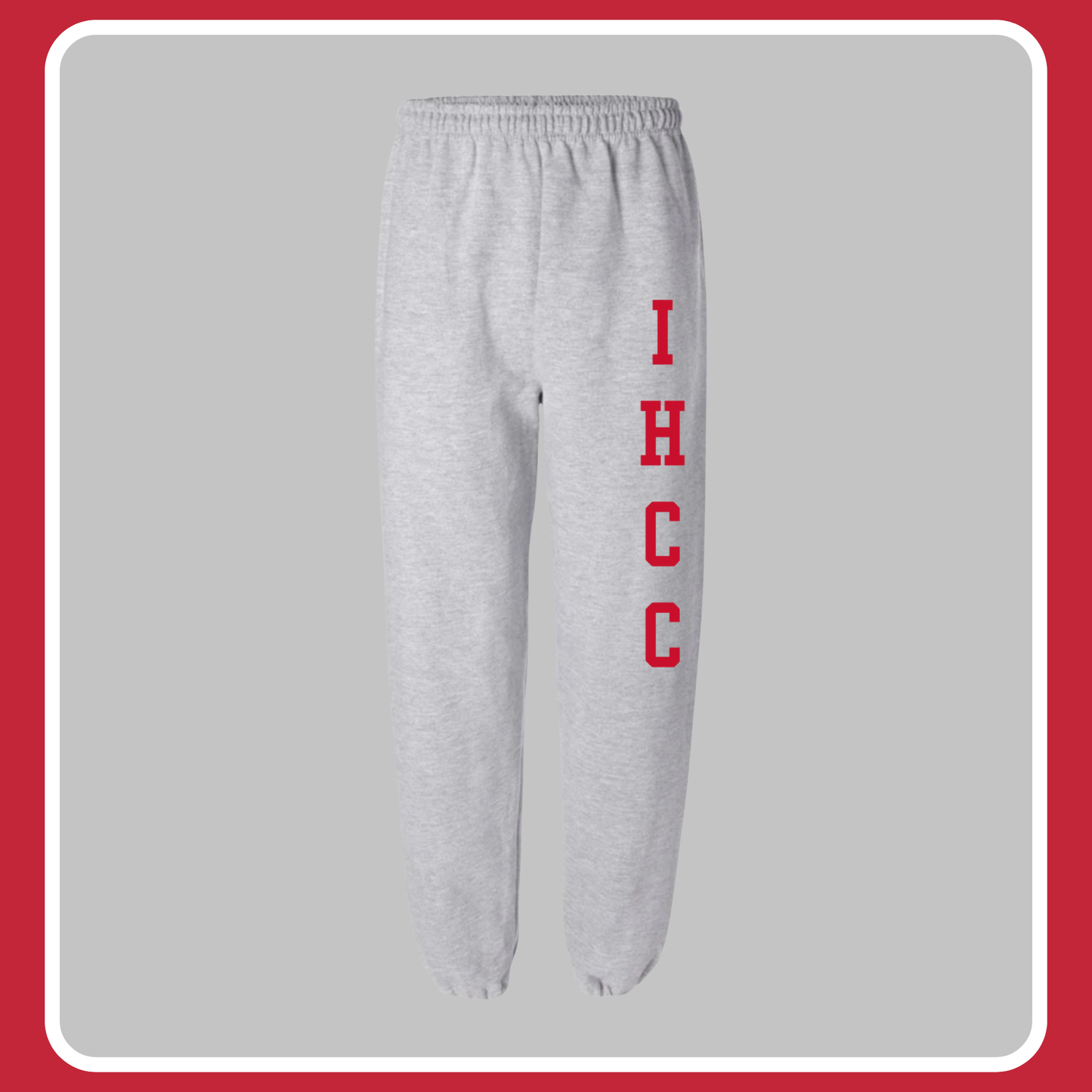 GRAY IHCC SWEATPANTS- YOUTH + ADULT