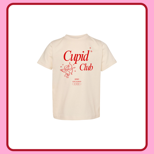 CUPID CLUB—INFANT ONESIE + TODDLER/YOUTH TEE