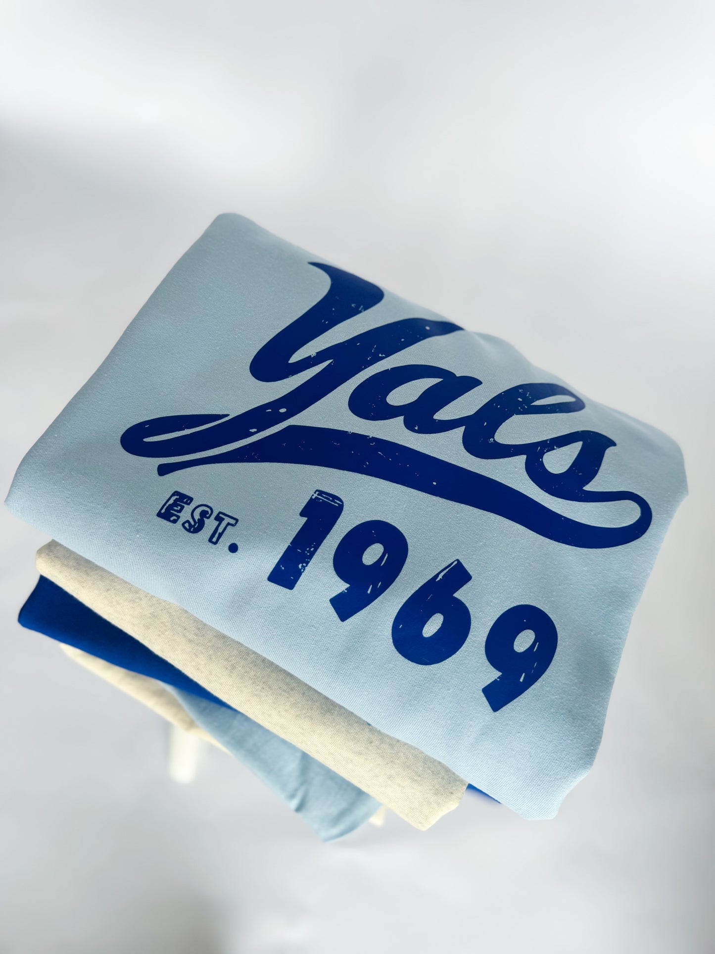 BLUE YALS - ADULT CREWNECK