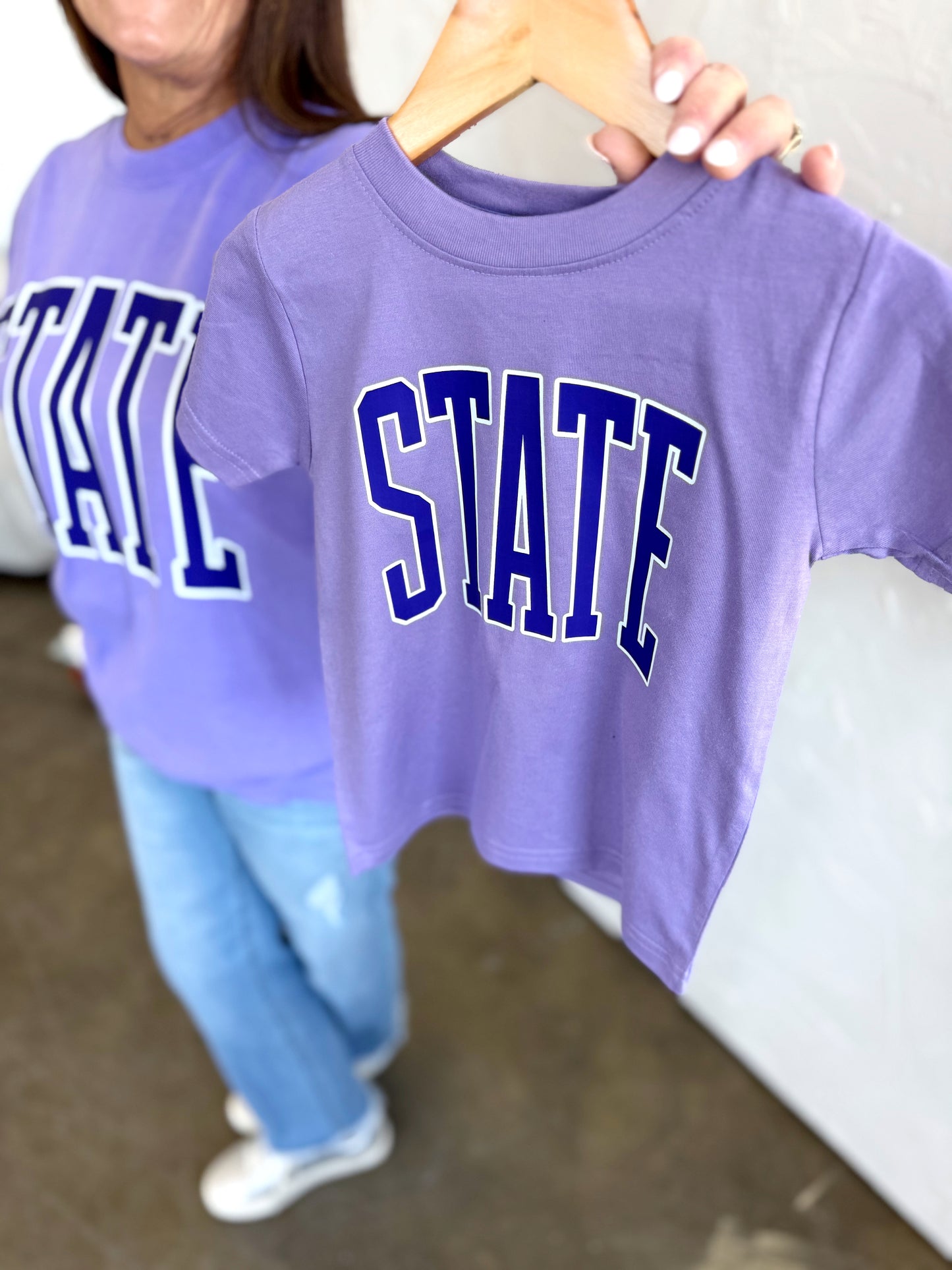 LAVENDER STATE- INFANT ONESIE + TODDLER/YOUTH TEE