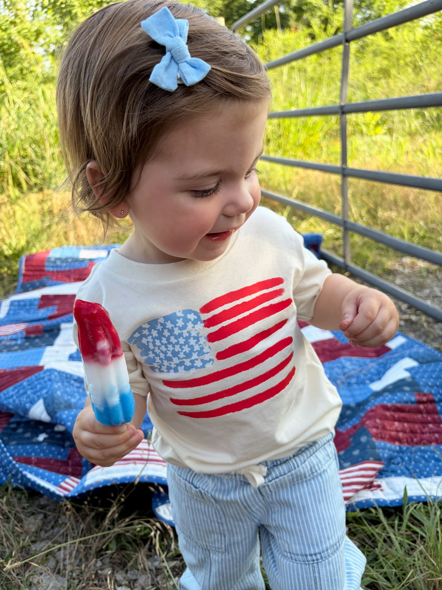 WHIMSY FLAG- INFANT ONESIE + TODDLER/YOUTH TEE