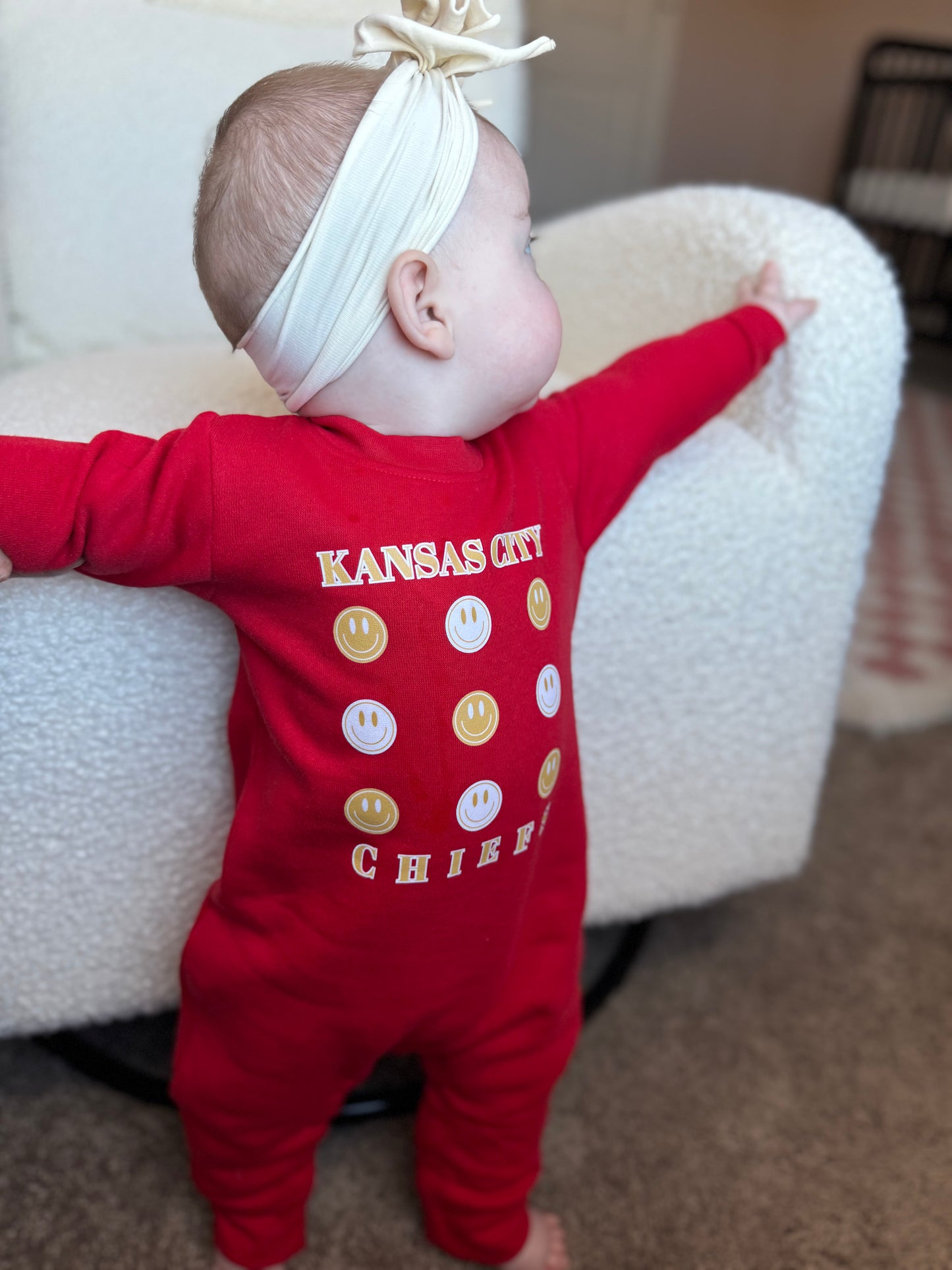 Kansas City Smiley Fleece Jumpsuit