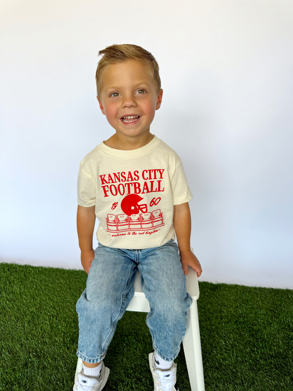 KC FOOTBALL- INFANT ONESIE + TODDLER/YOUTH TEE
