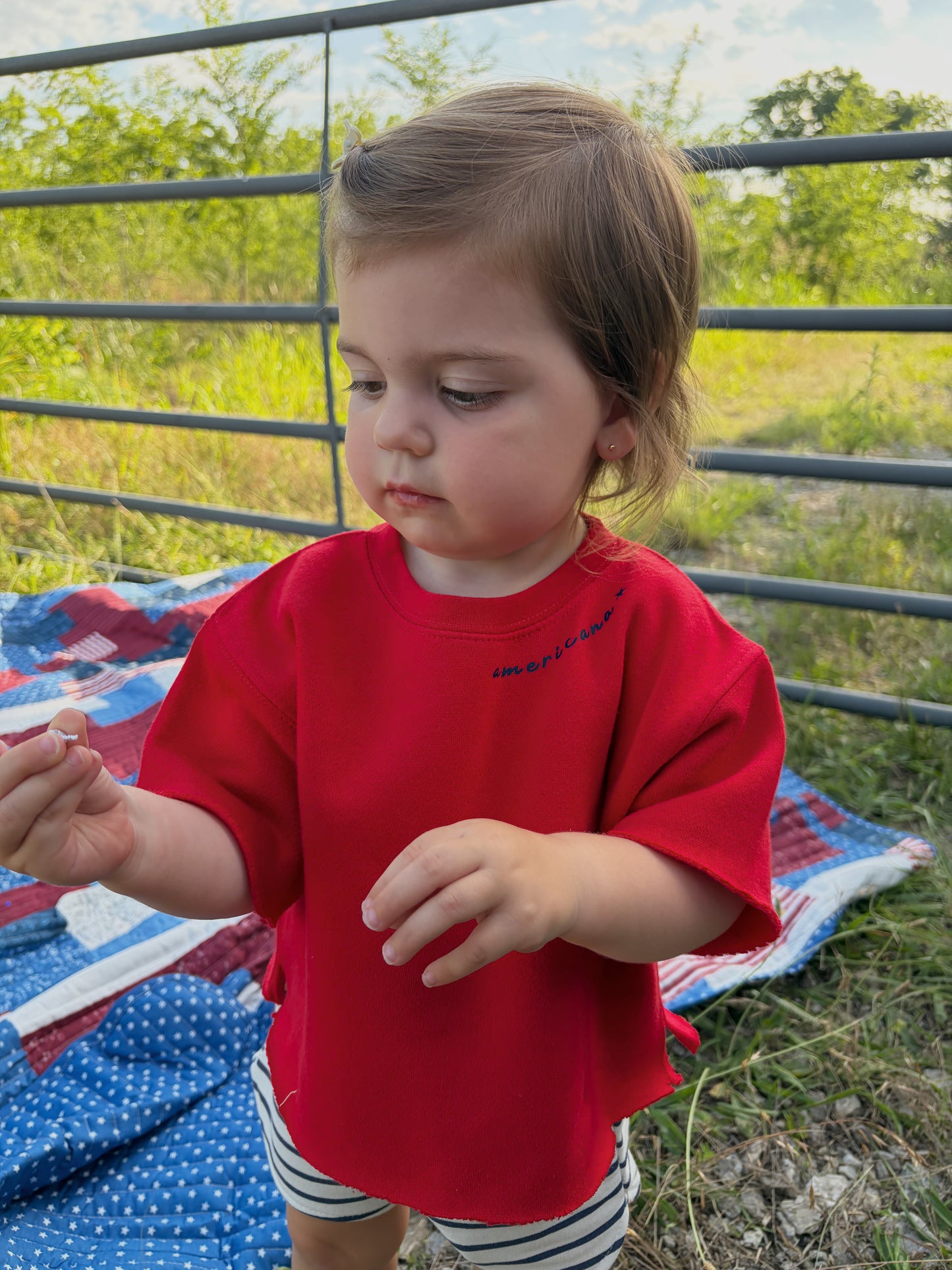 AMERICANA CROP FLEECE—INFANT/ TODDLER/ YOUTH