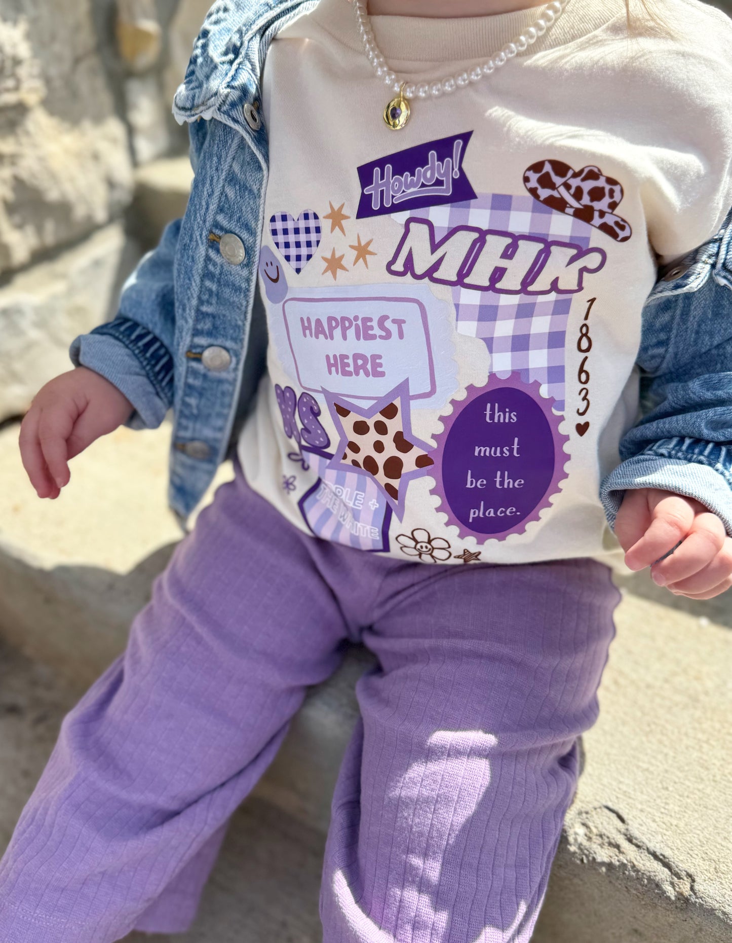 MANHAPPY COLLAGE- INFANT ONESIE + TODDLER/YOUTH TEE