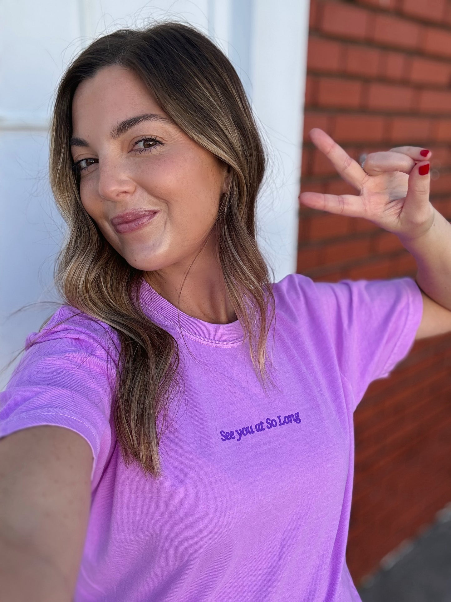 SEE YOU AT SO LONG PURPLE— ADULT TEE
