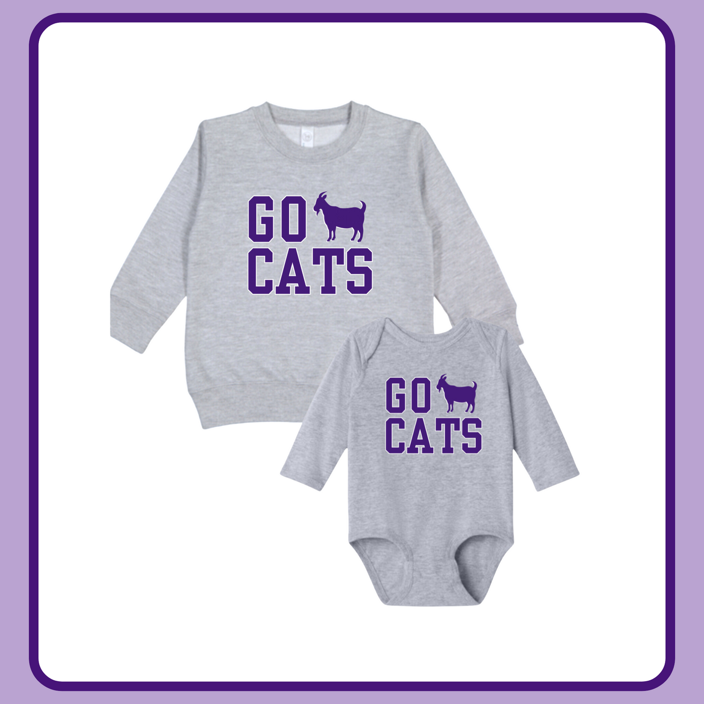 GO(AT) CATS ONESIE/TEE