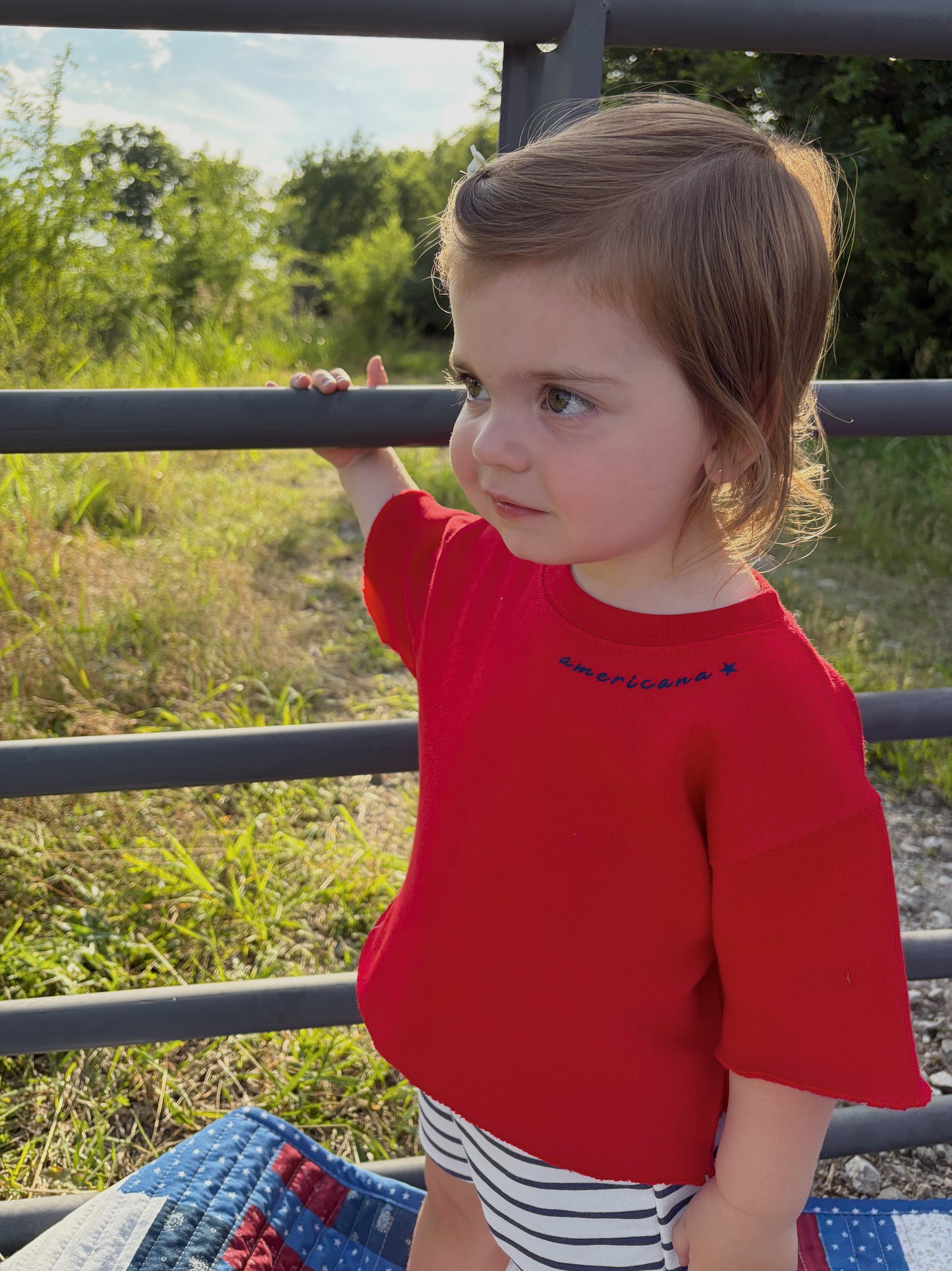 AMERICANA CROP FLEECE—INFANT/ TODDLER/ YOUTH