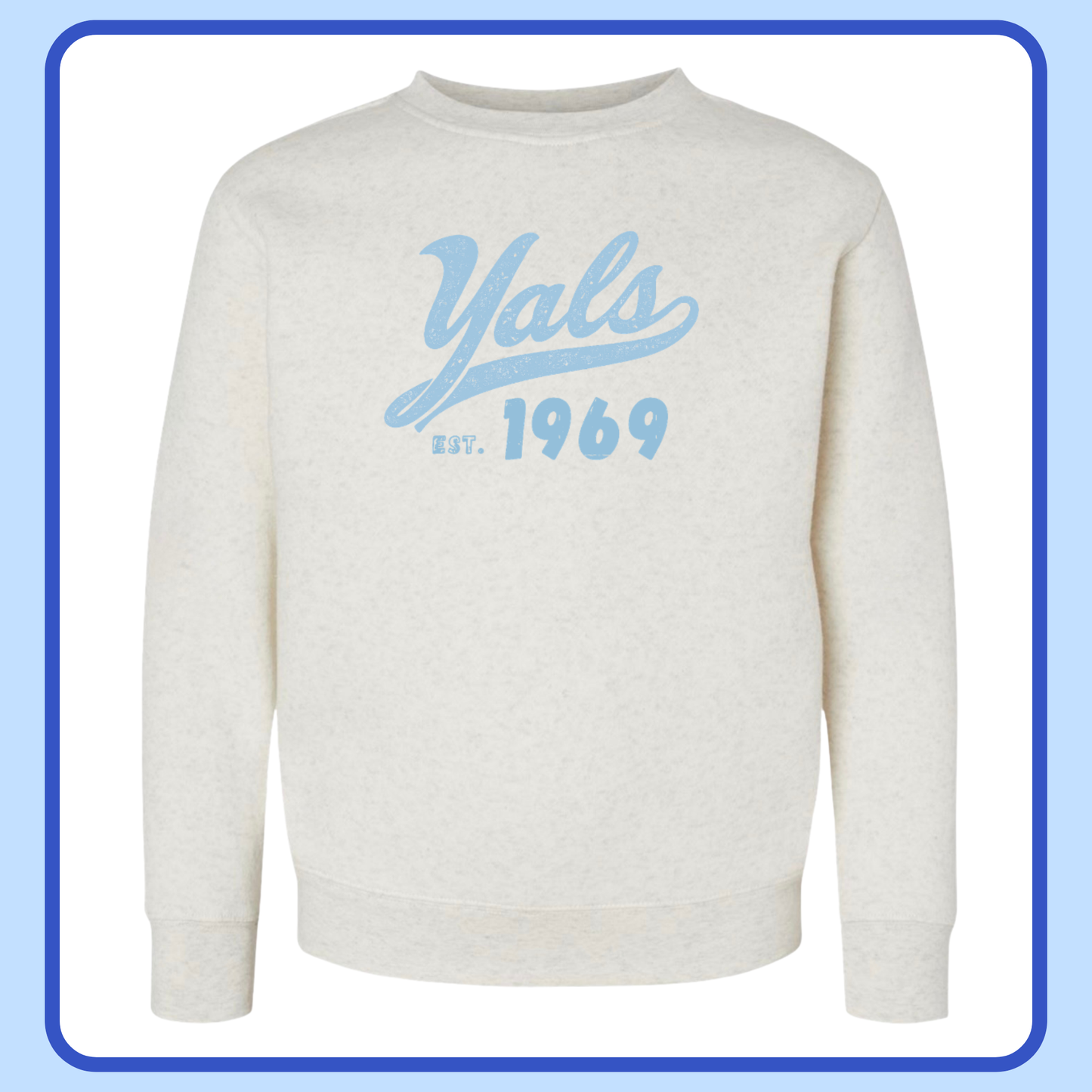 NATURAL YALS- ADULT CREWNECK