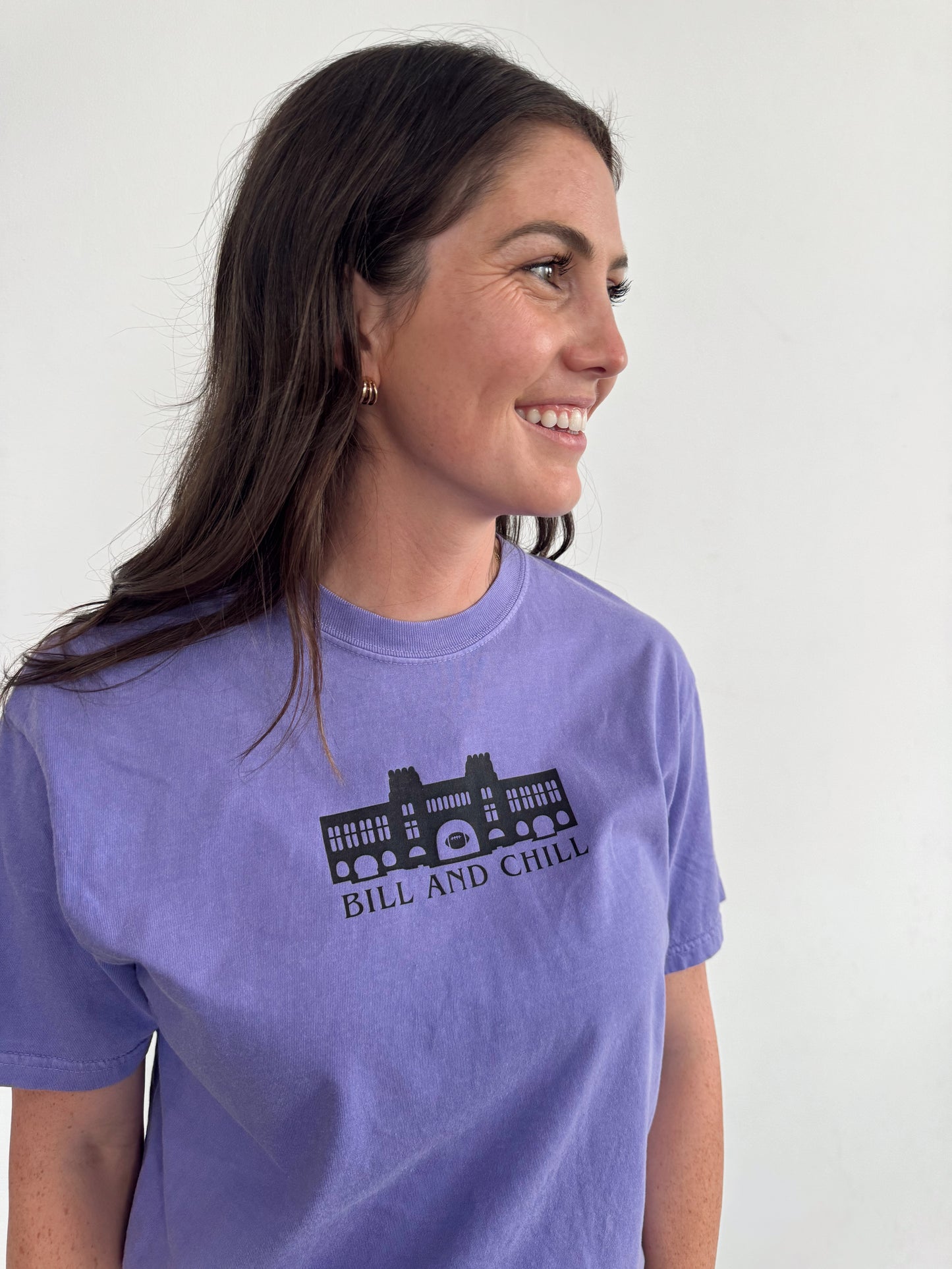 LAVENDER BILL & CHILL — ADULT TEE