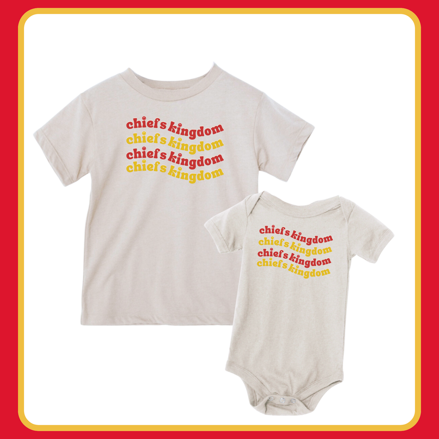 GROOVY CHIEFS KINGDOM ONESIE/TEE
