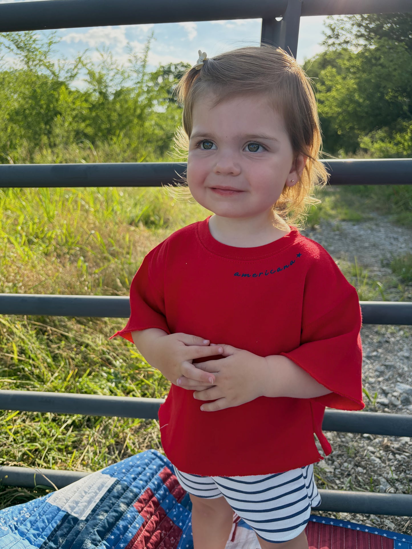 AMERICANA CROP FLEECE—INFANT/ TODDLER/ YOUTH
