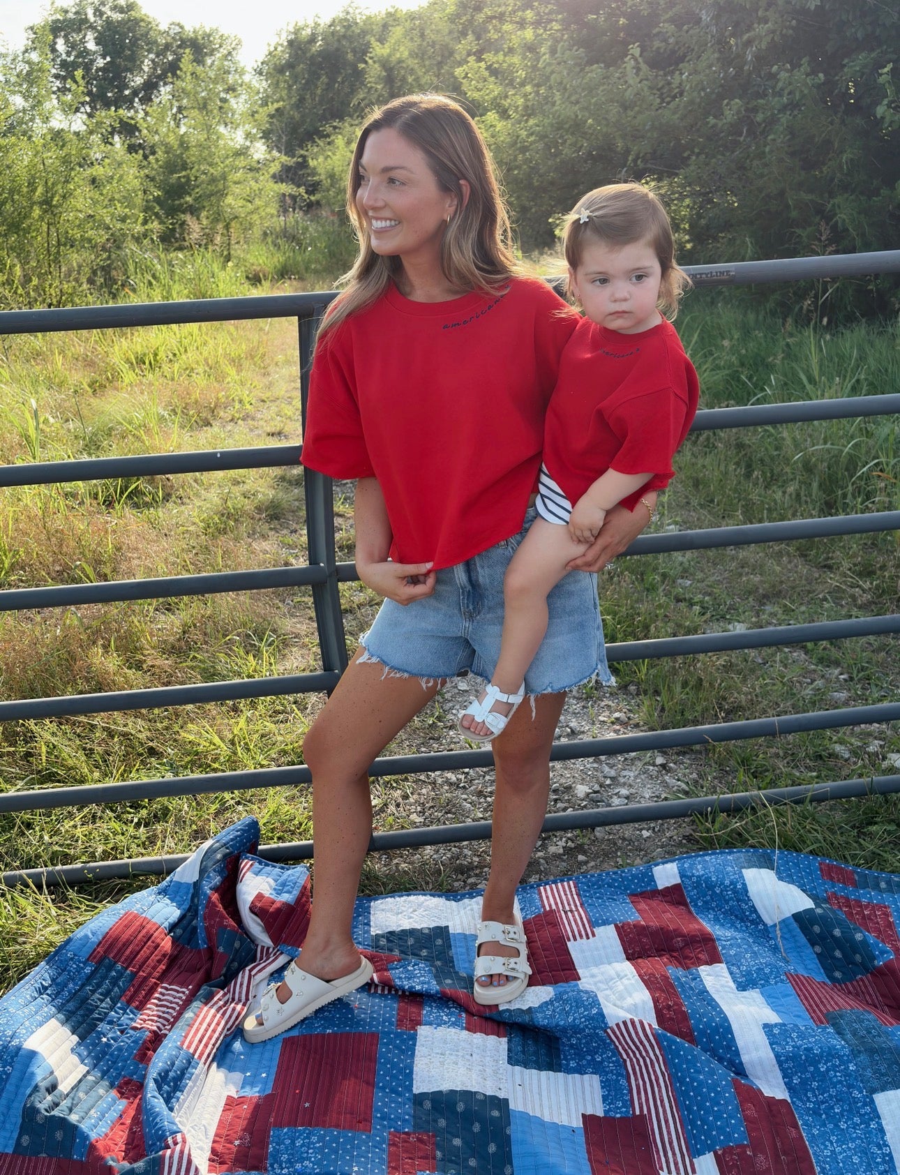 AMERICANA CROP FLEECE—ADULT