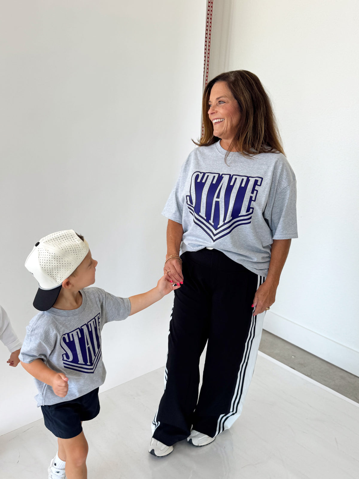 GRAY VARSITY STATE- INFANT ONESIE + TODDLER/YOUTH TEE