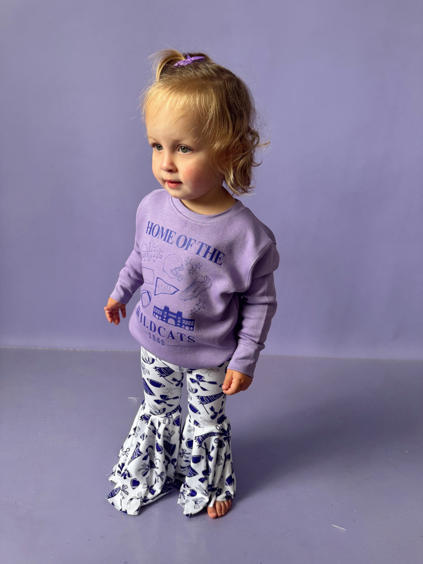 HOME OF THE WILDCATS— TODDLER CREWNECK