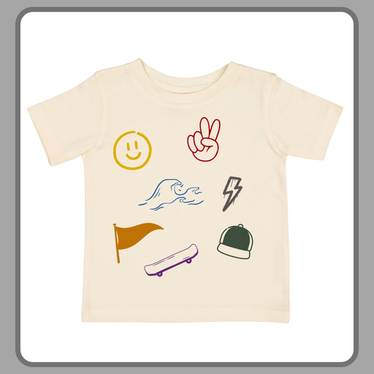 BOYS ICONS ONESIE/TEE