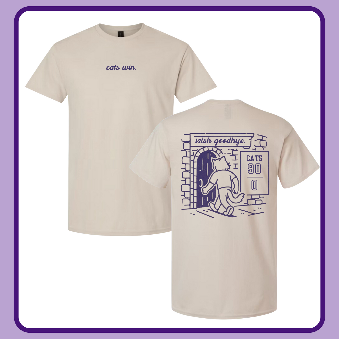 IRISH GOODBYE—ADULT TEE