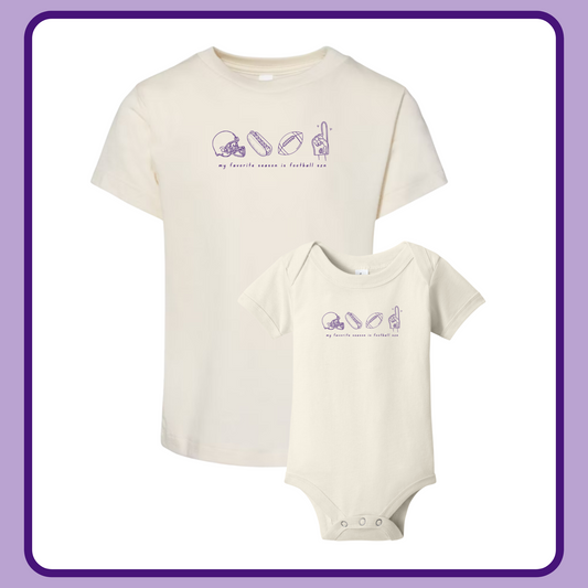 FAVORITE SEASON— INFANT ONESIE + TODDLER/YOUTH TEE
