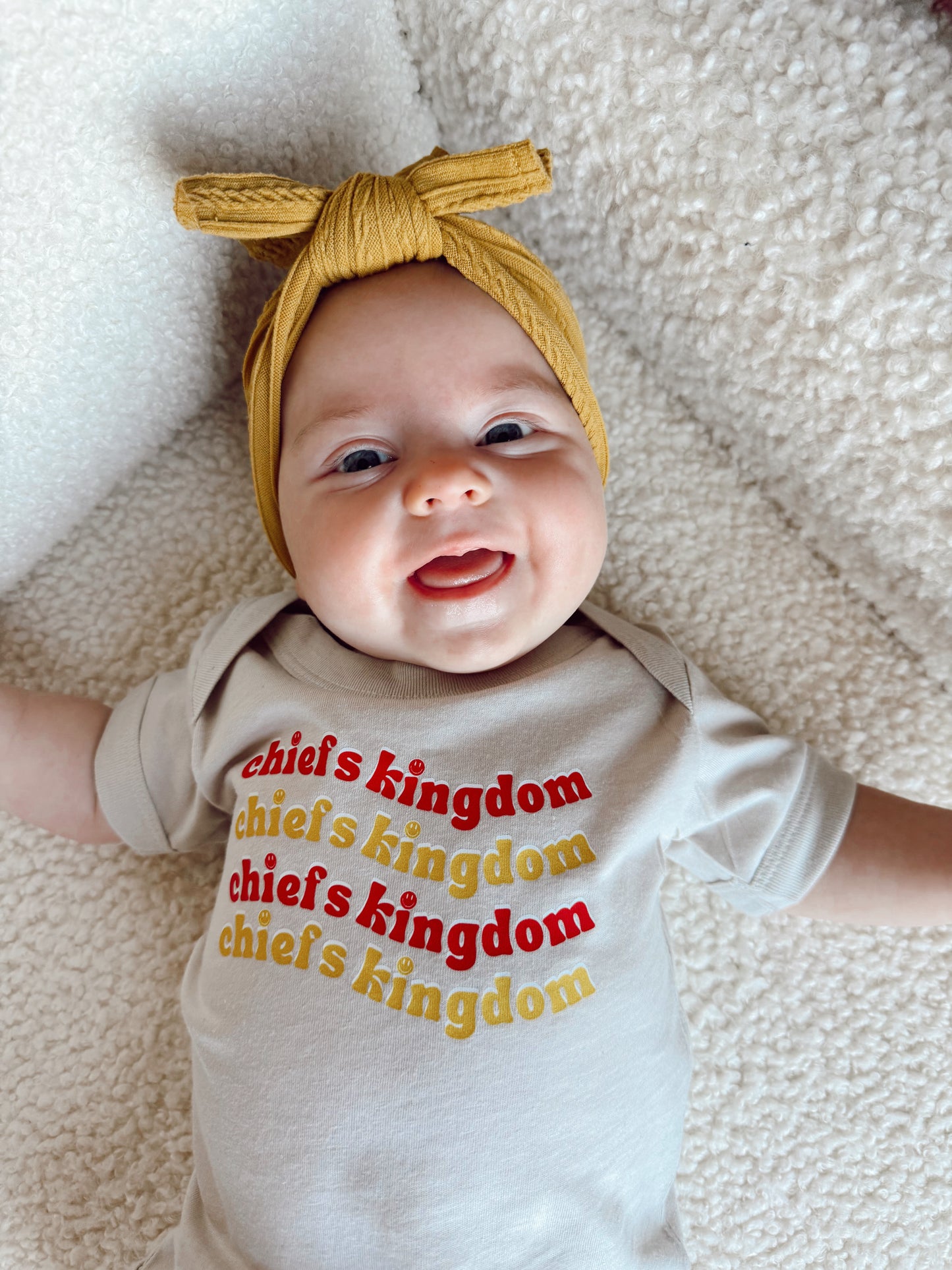 GROOVY CHIEFS KINGDOM ONESIE/TEE