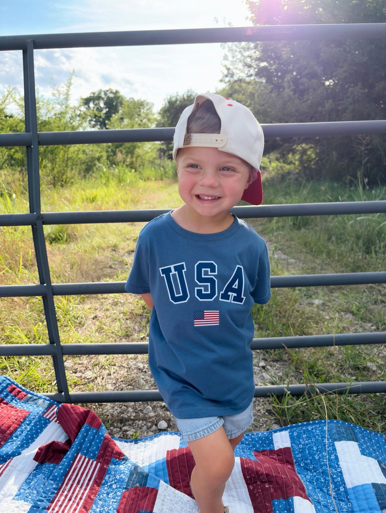 CLASSIC USA - INFANT ONESIE + TODDLER/YOUTH TEE