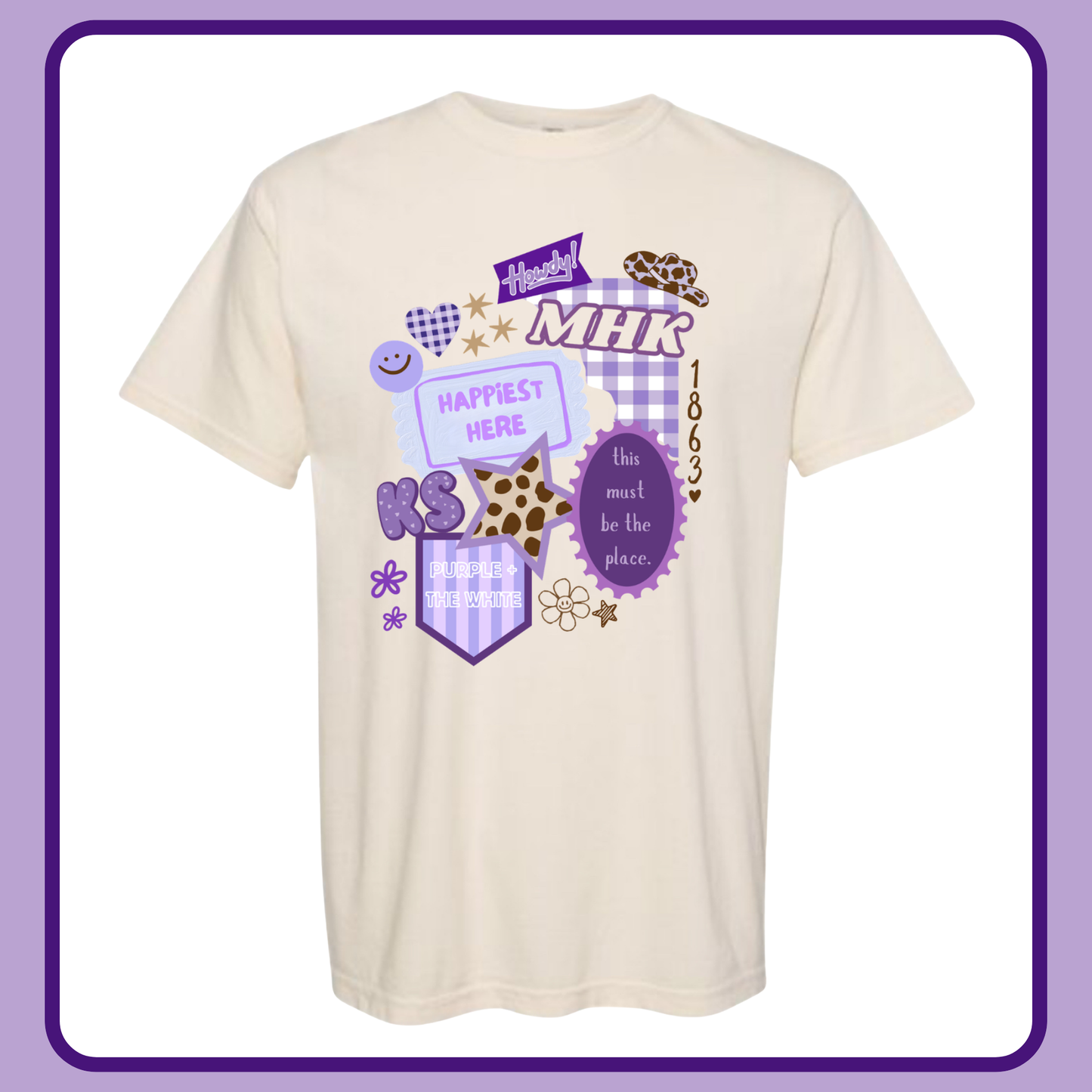 MANHAPPY COLLAGE- ADULT TEE