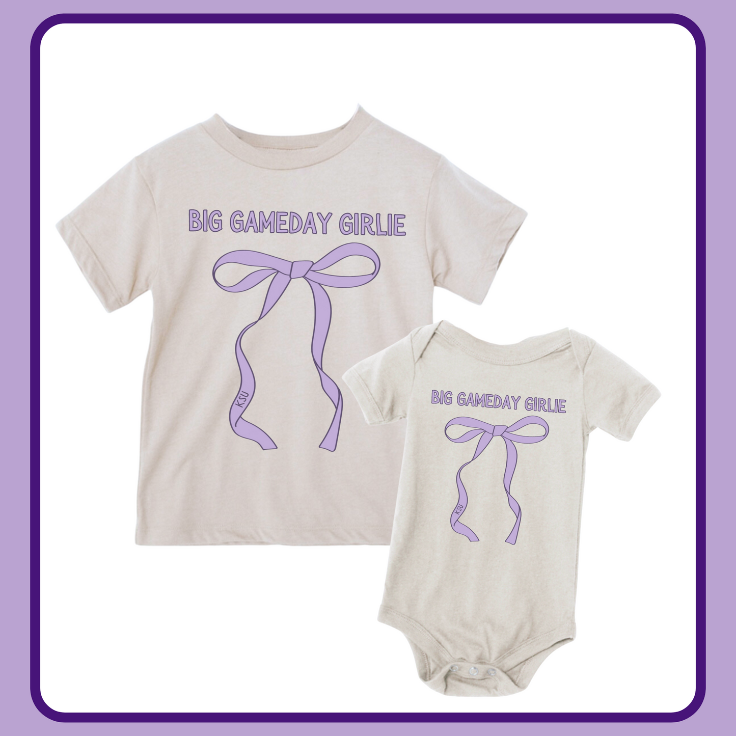 BIG GAMEDAY GIRLIE ONESIE/TEE