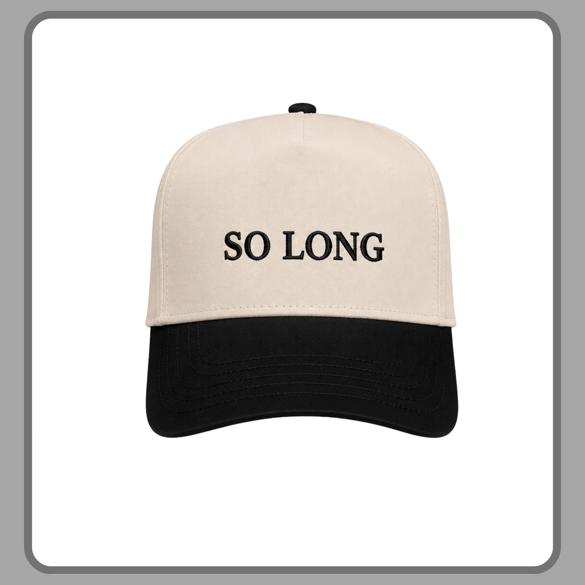 SO LONG- TRUCKER HAT