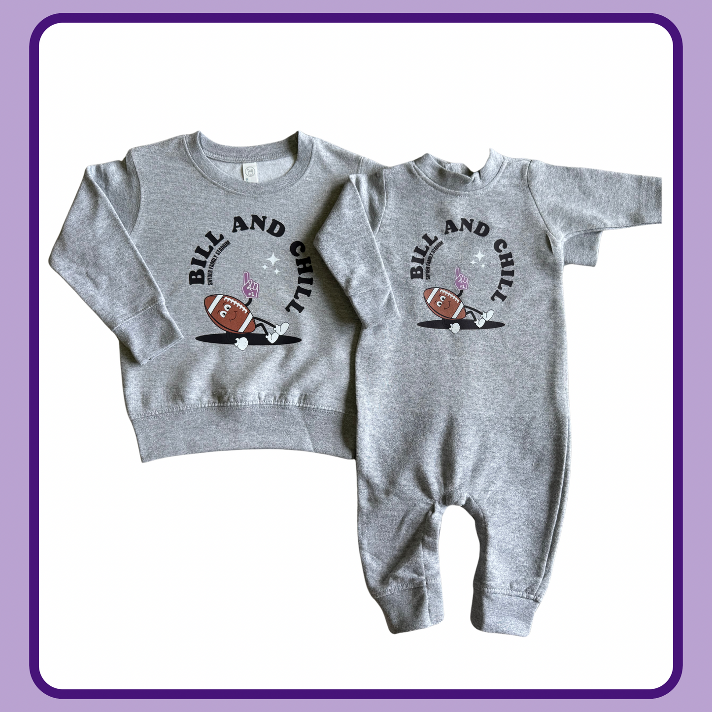 BILL AND CHILL JUMPSUIT/CREWNECK