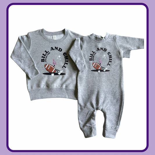 BILL AND CHILL JUMPSUIT/CREWNECK