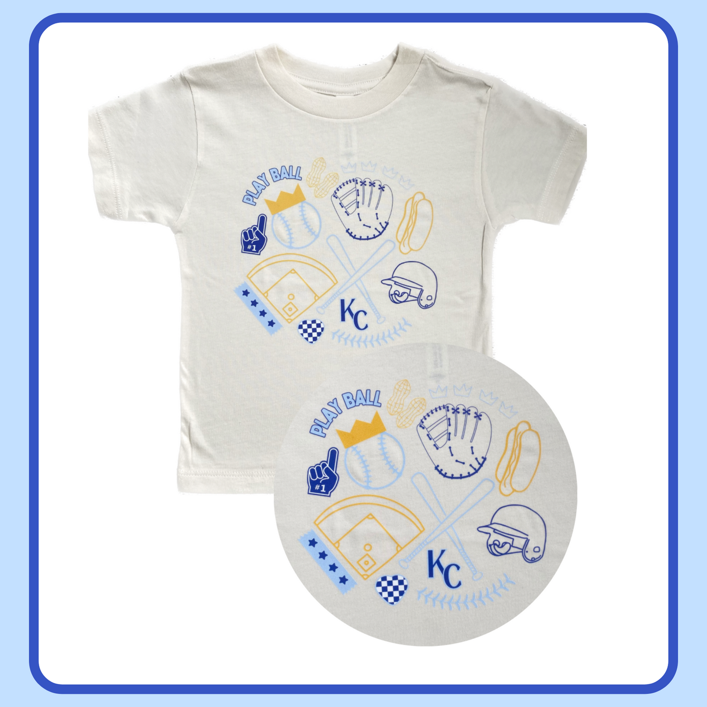 ROYALS COLLAGE ONESIE/TEE
