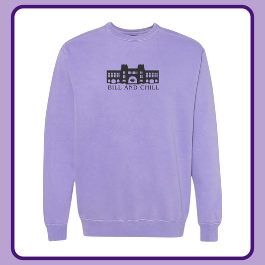 LAVENDER BILL & CHILL — ADULT CREWNECK