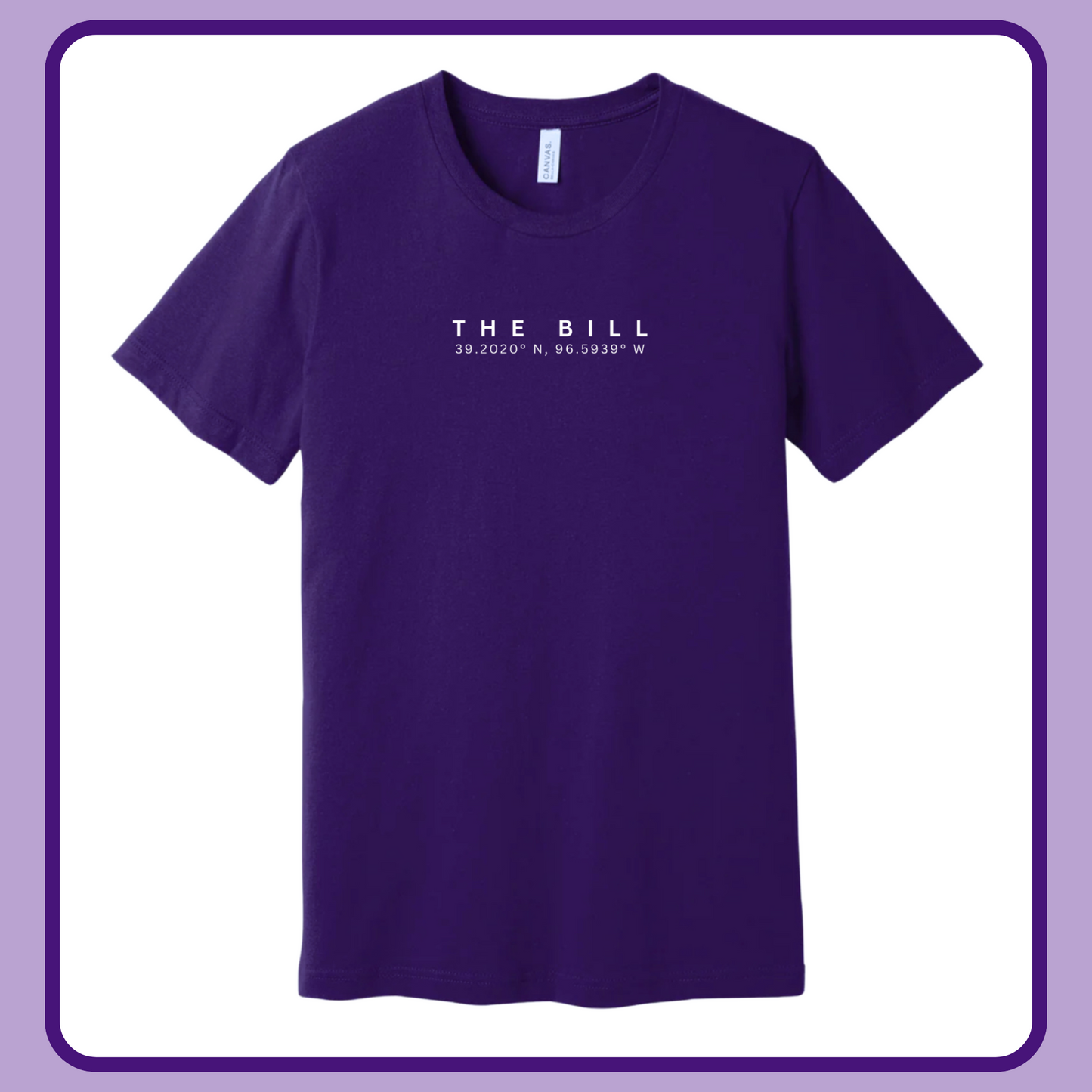 THE BILL COORDINATES— ADULT TEE