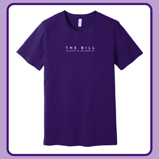 THE BILL COORDINATES— ADULT TEE