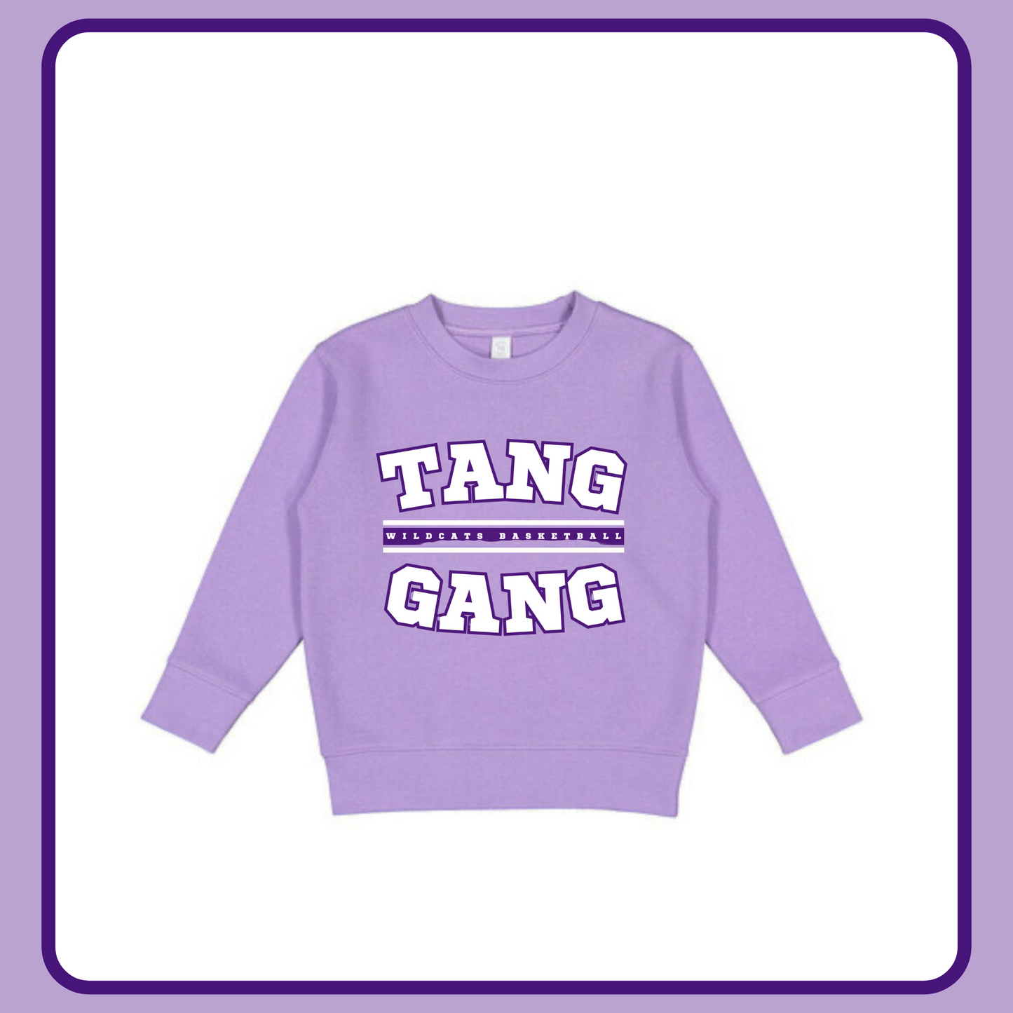 TANG GANG LAVENDER CREWNECK