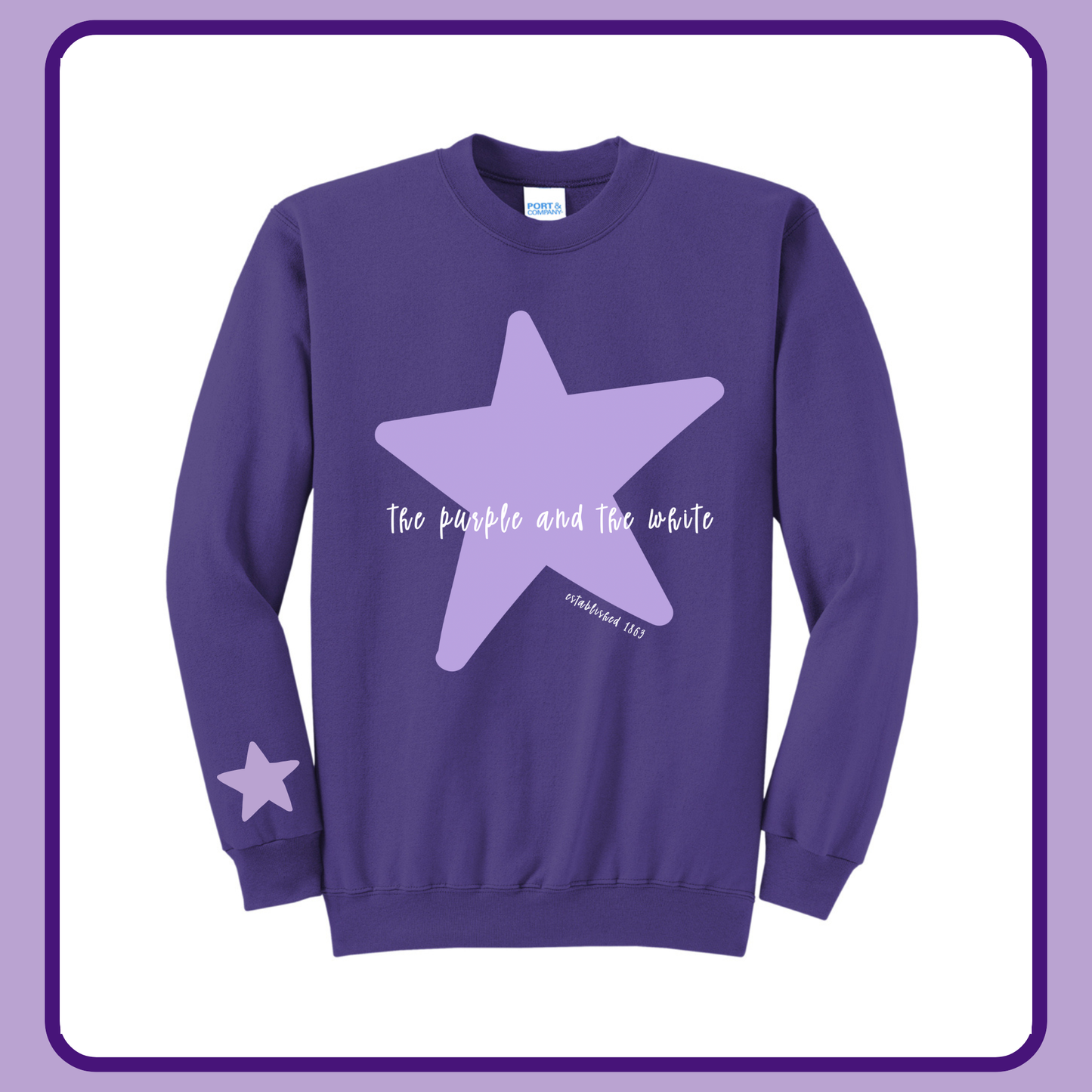 SCHOOL SPIRIT STAR - ADULT CREWNECK