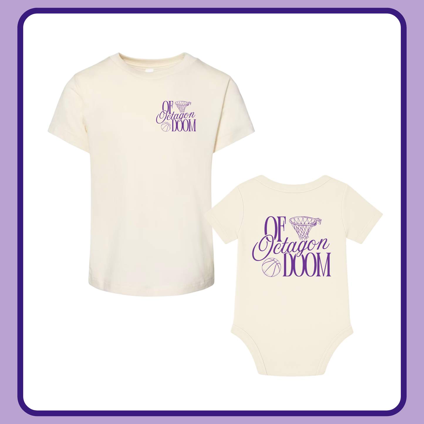 POCKET PRINT DOOM- INFANT ONESIE + TODDER/YOUTH TEE