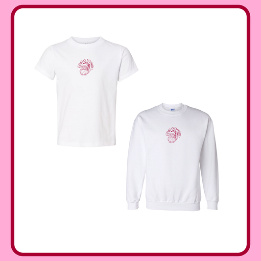 SANTA’S FAVORITE— INFANT ONESIE + TODDLER/YOUTH TEE AND CREWNECK
